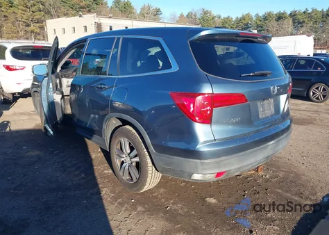 2016 Honda Pilot Ex-L из США, поврежденный, VIN 5FNYF6H57GB018088